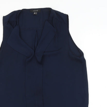 Womens UK Size 16 Atmosphere Blue Basic Blouse
