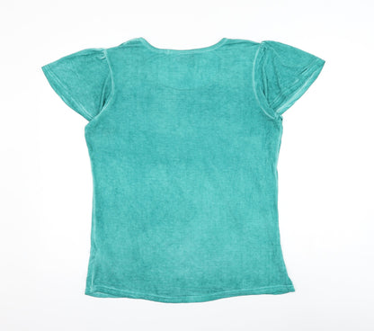 Womens UK Size XL Klass Green Basic Blouse