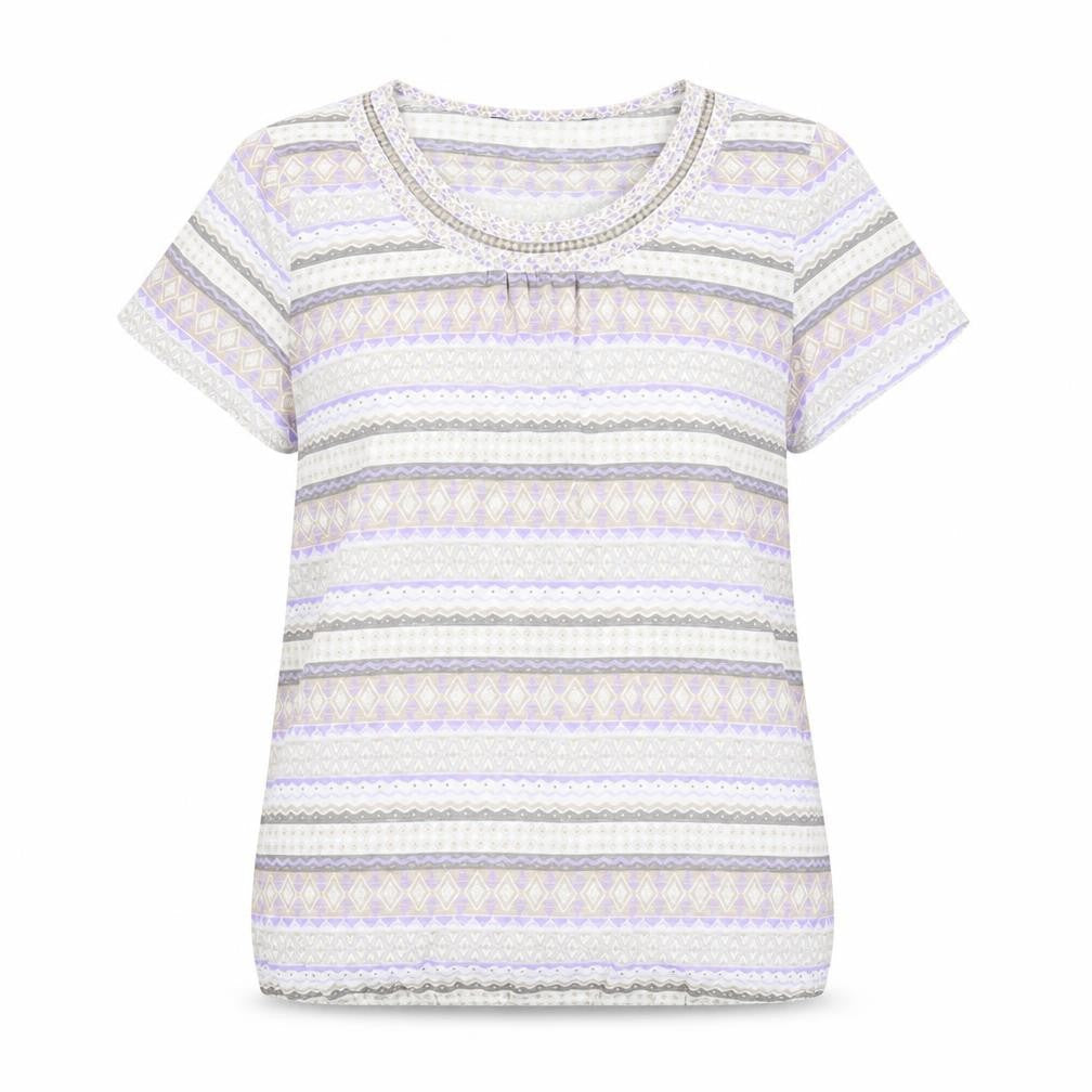Womens UK Size 16 Preworn Multicoloured Basic Blouse
