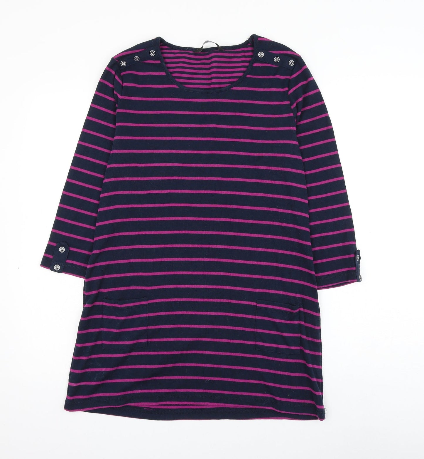 Womens UK Size S Bonmarché Blue Pullover Jumper