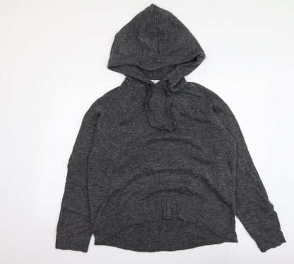Womens UK Size S H&M Grey Henley Jumper
