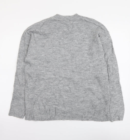 Womens UK Size 8 Dorothy Perkins Grey Pullover Jumper