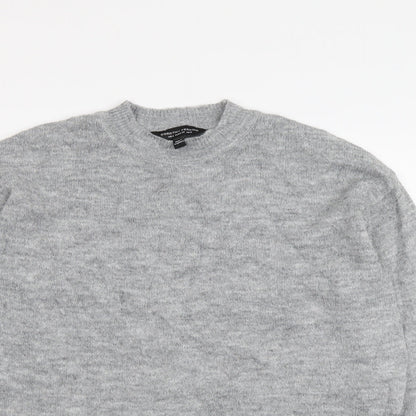 Womens UK Size 8 Dorothy Perkins Grey Pullover Jumper