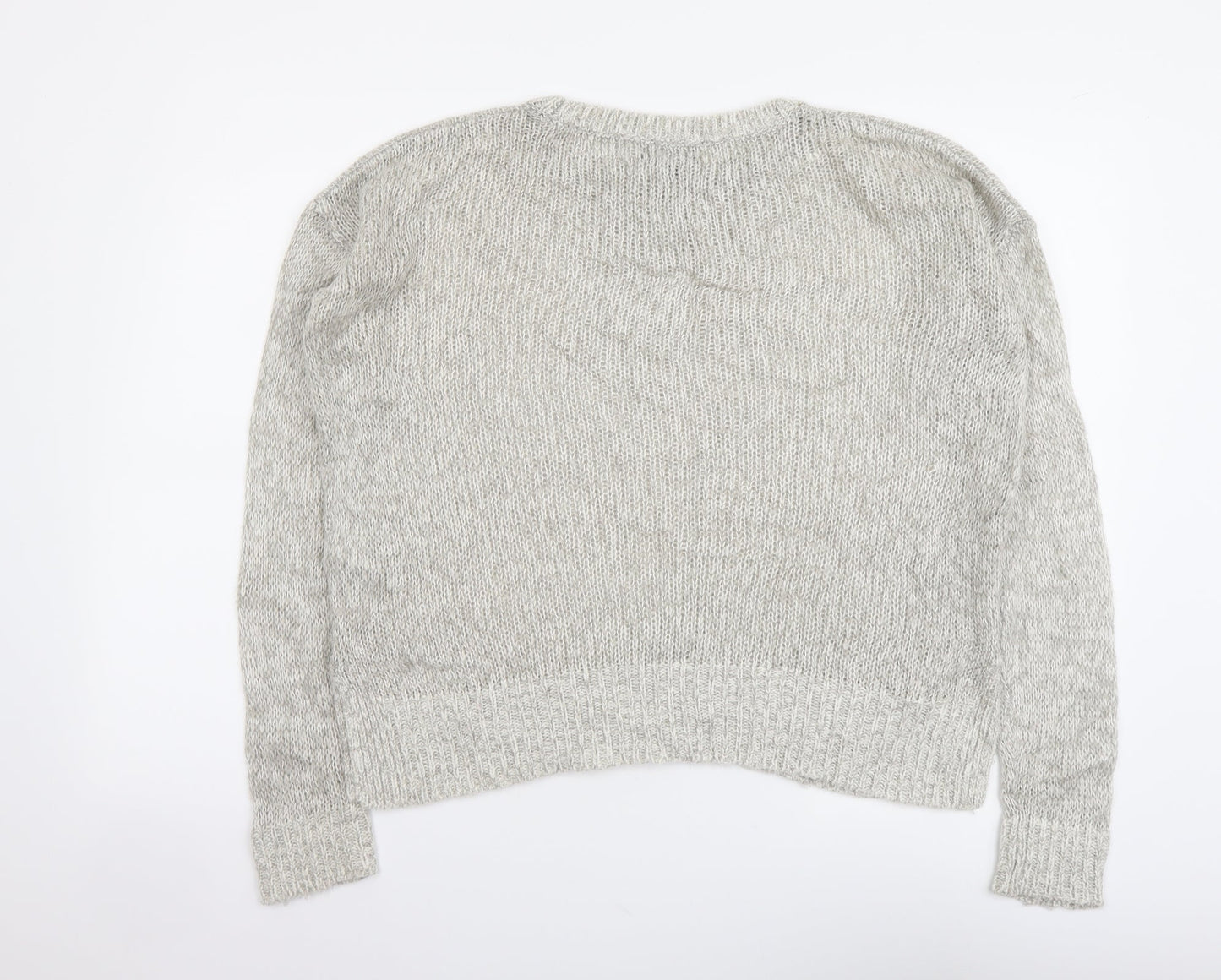 Womens UK Size S New Look Grey Pullover Jumper
