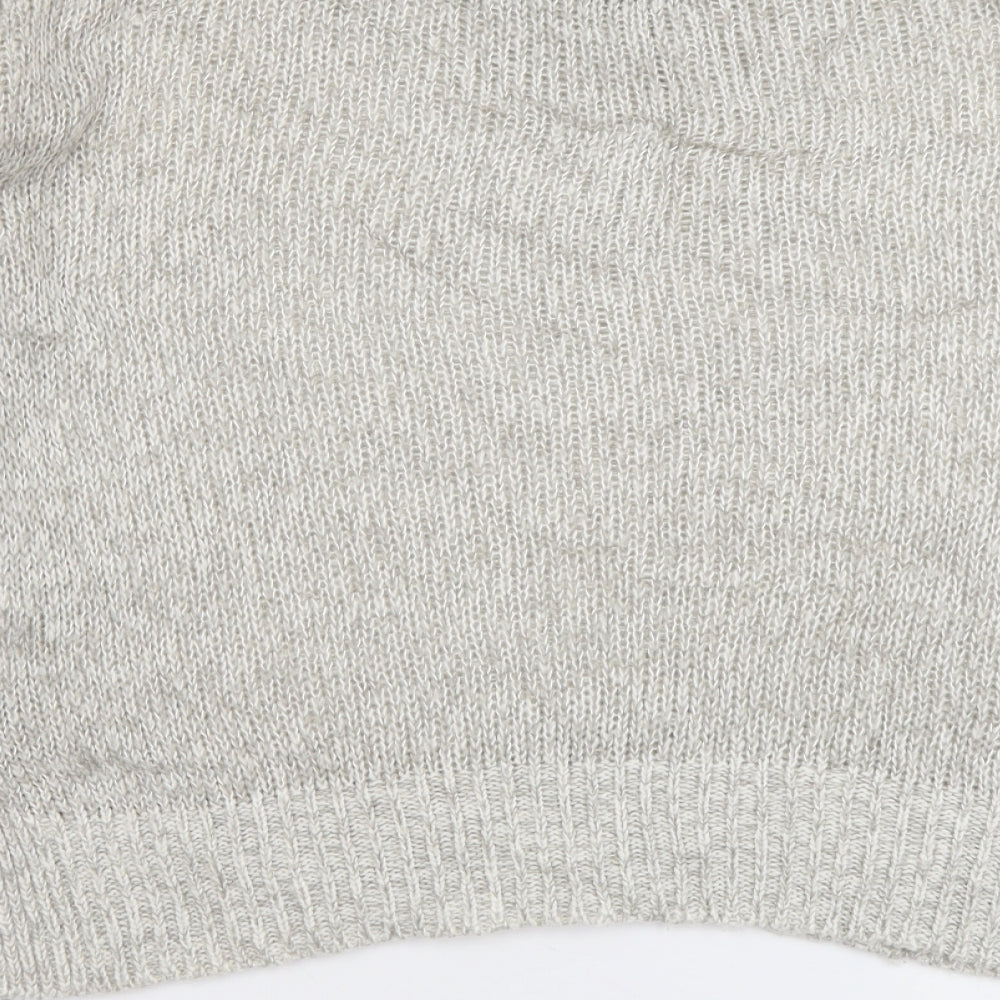 Womens UK Size S New Look Grey Pullover Jumper