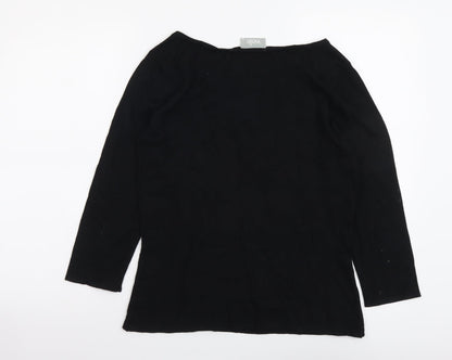 Womens UK Size 12 Wallis Black Pullover Jumper