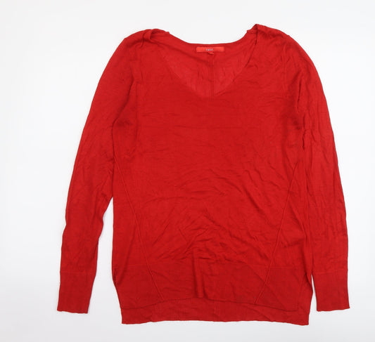 Womens UK Size 10 NEXT Red Pullover Jumper
