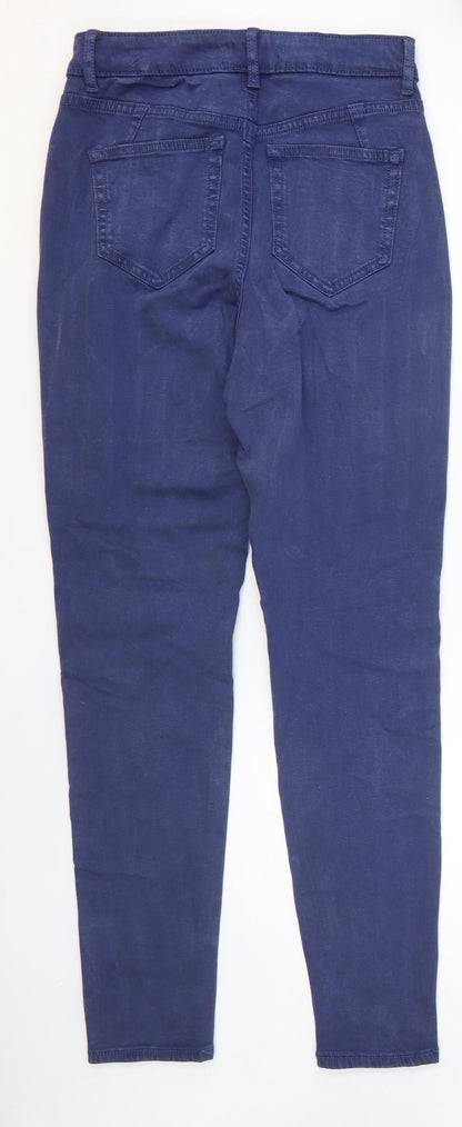 Womens UK Size 8 Marks and Spencer Regular Fit Skinny Blue Jeans