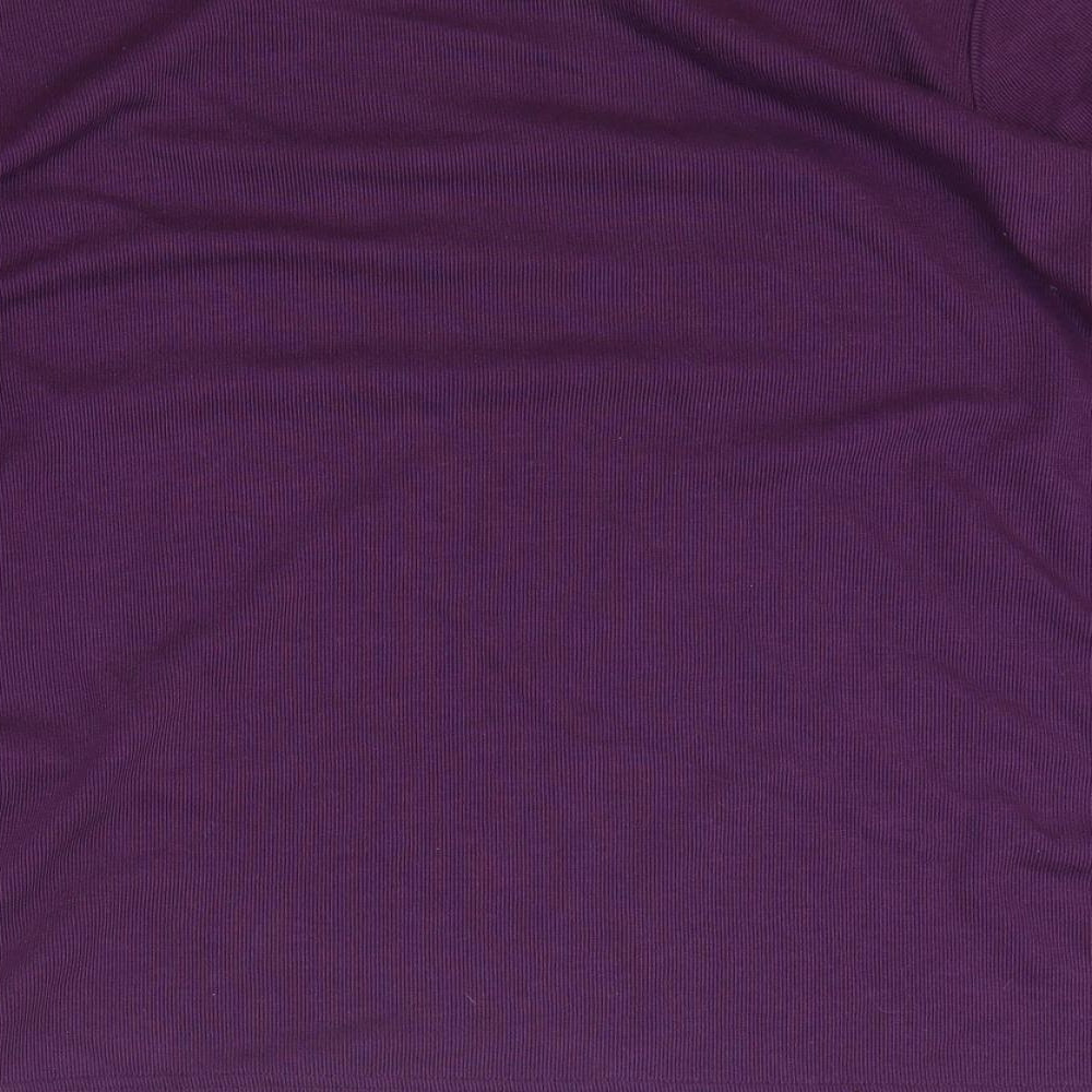 BHS Womens Purple Polyester Pullover Sweatshirt Size L Pullover