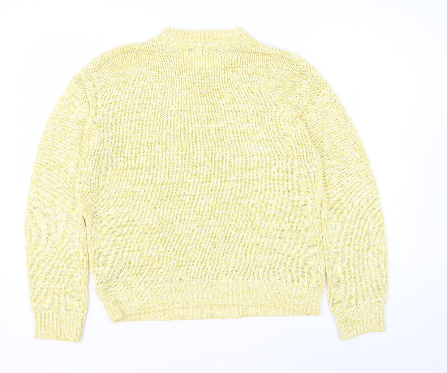 Womens UK Size S Marks and Spencer Yellow Pullover Jumper