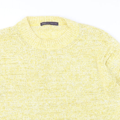 Womens UK Size S Marks and Spencer Yellow Pullover Jumper
