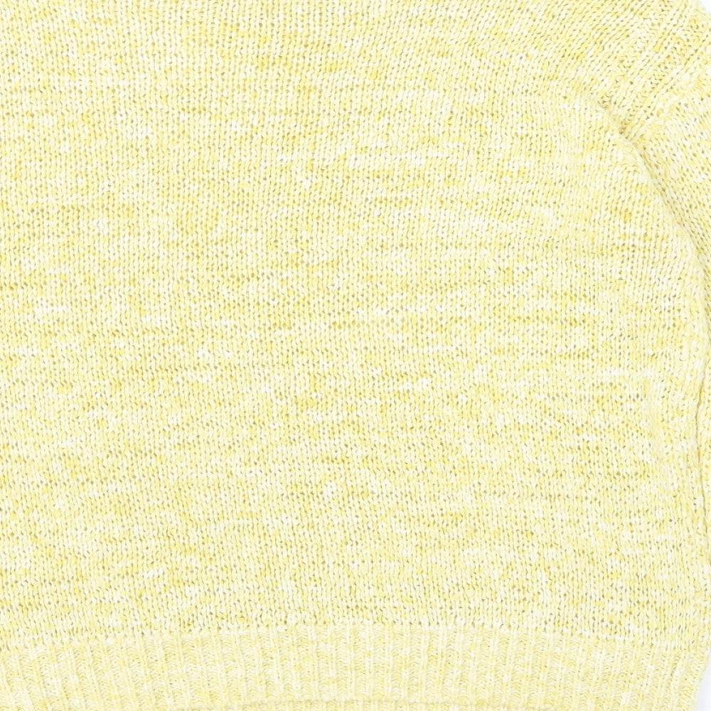 Womens UK Size S Marks and Spencer Yellow Pullover Jumper