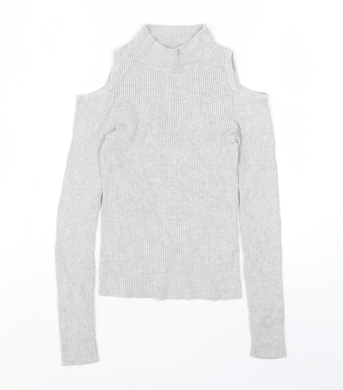 Womens UK Size 6 Atmosphere Grey Basic T-Shirt