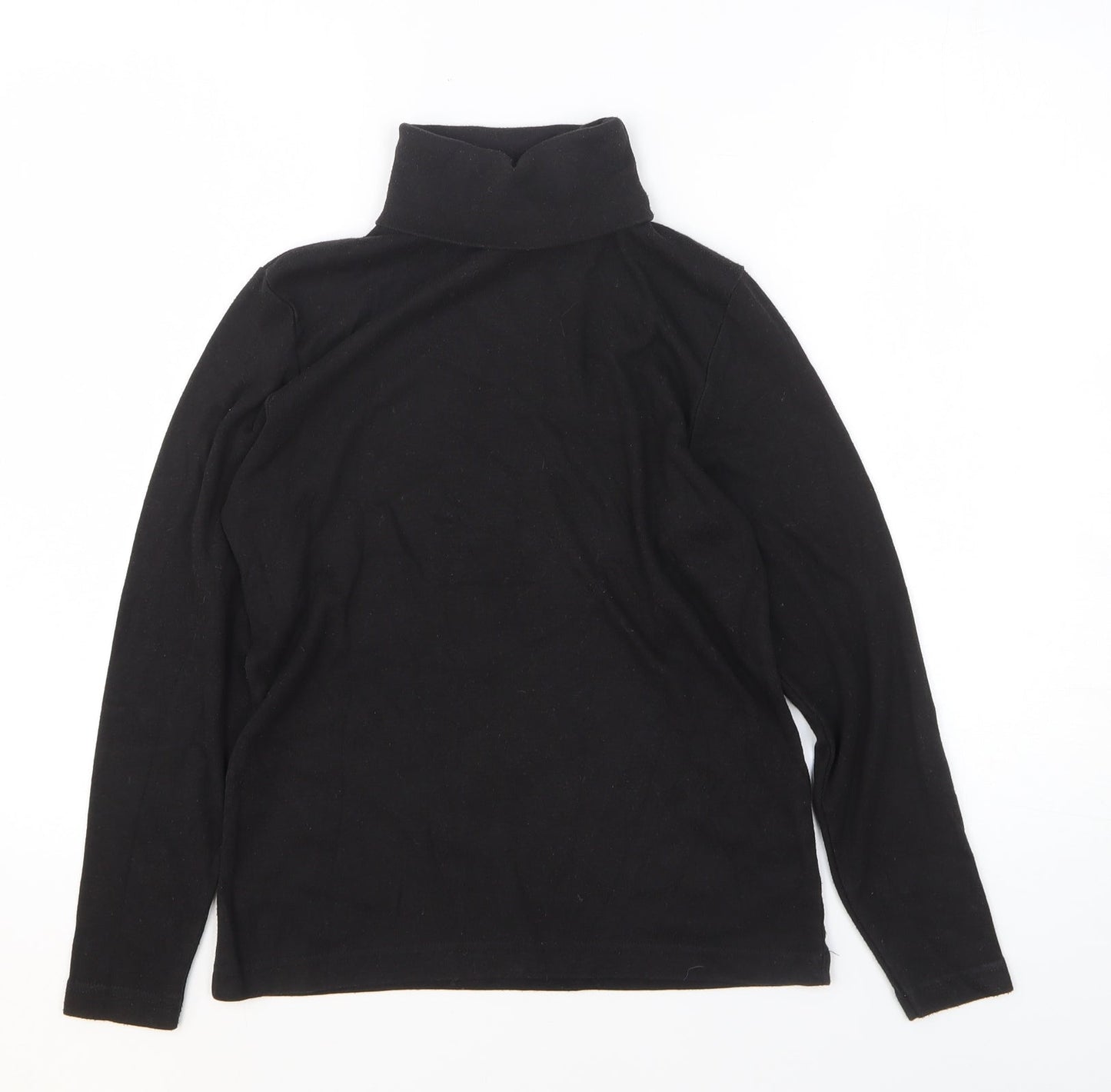 Womens UK Size 12 Emreco Black Basic T-Shirt