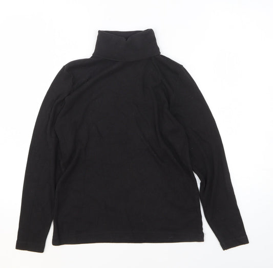 Womens UK Size 12 Emreco Black Basic T-Shirt