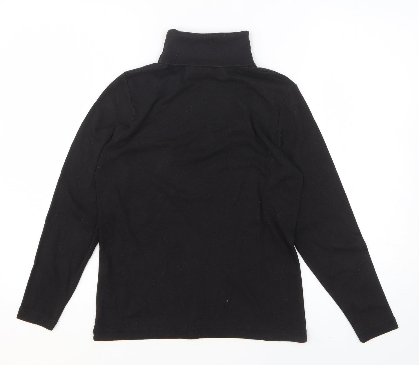 Womens UK Size 12 Emreco Black Basic T-Shirt