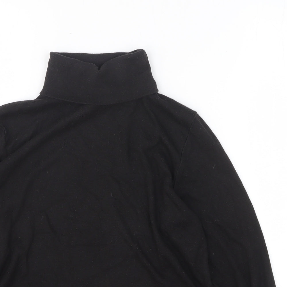 Womens UK Size 12 Emreco Black Basic T-Shirt