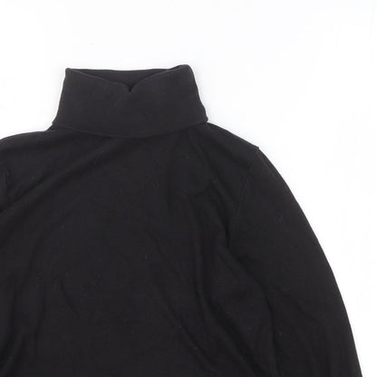 Womens UK Size 12 Emreco Black Basic T-Shirt