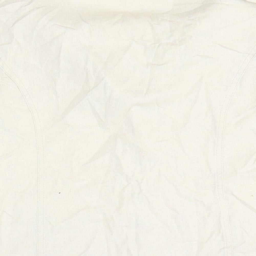 Edinburgh Wool Mill Womens Beige Jacket Size 18 Button