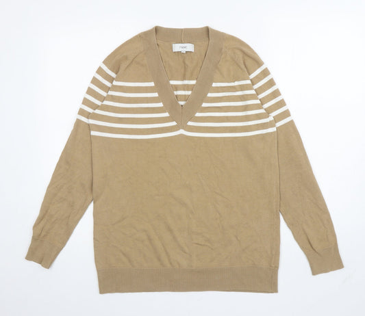 Womens UK Size 12 NEXT Brown Pullover Jumper