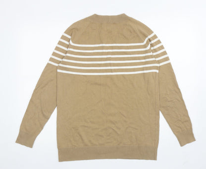 Womens UK Size 12 NEXT Brown Pullover Jumper