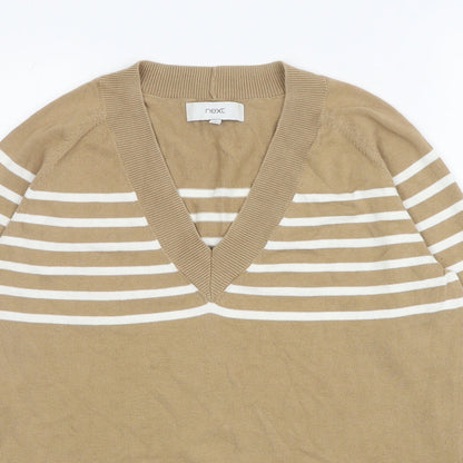 Womens UK Size 12 NEXT Brown Pullover Jumper