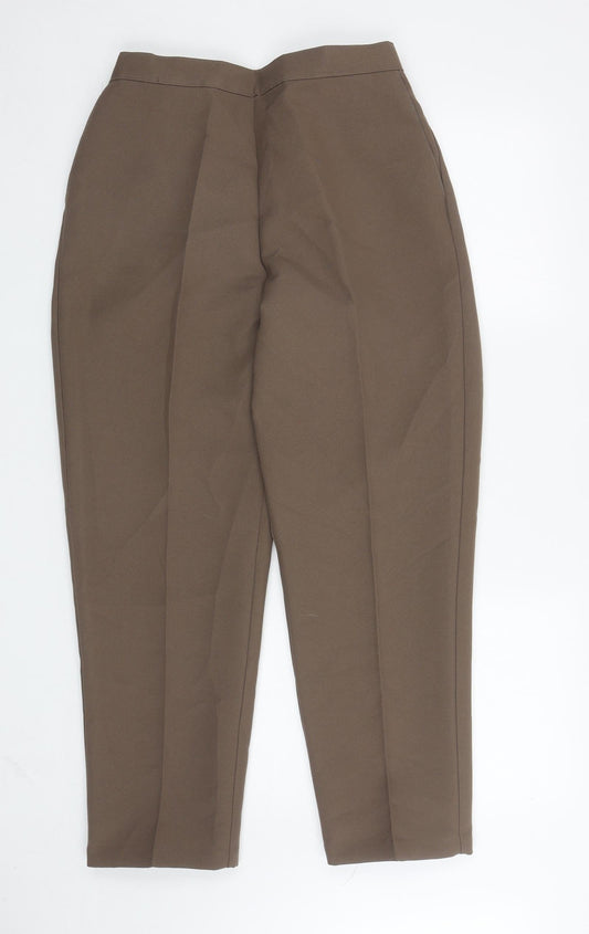 Womens UK Size 16 Saira of Manchester Regular Fit Carrot Brown Trousers