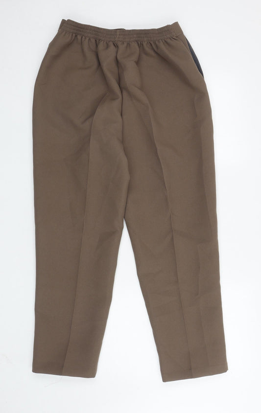 Womens UK Size 16 Saira of Manchester Regular Fit Carrot Brown Trousers