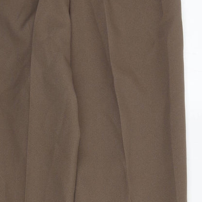 Womens UK Size 16 Saira of Manchester Regular Fit Carrot Brown Trousers