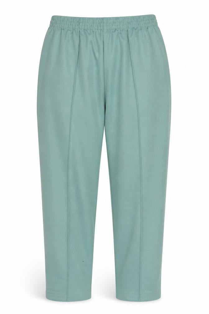 Womens UK Size 12 Slimma Regular Fit Carrot Green Trousers
