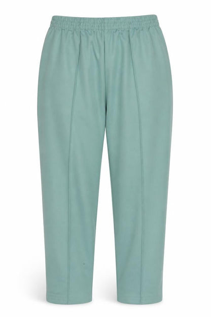 Womens UK Size 12 Slimma Regular Fit Carrot Green Trousers