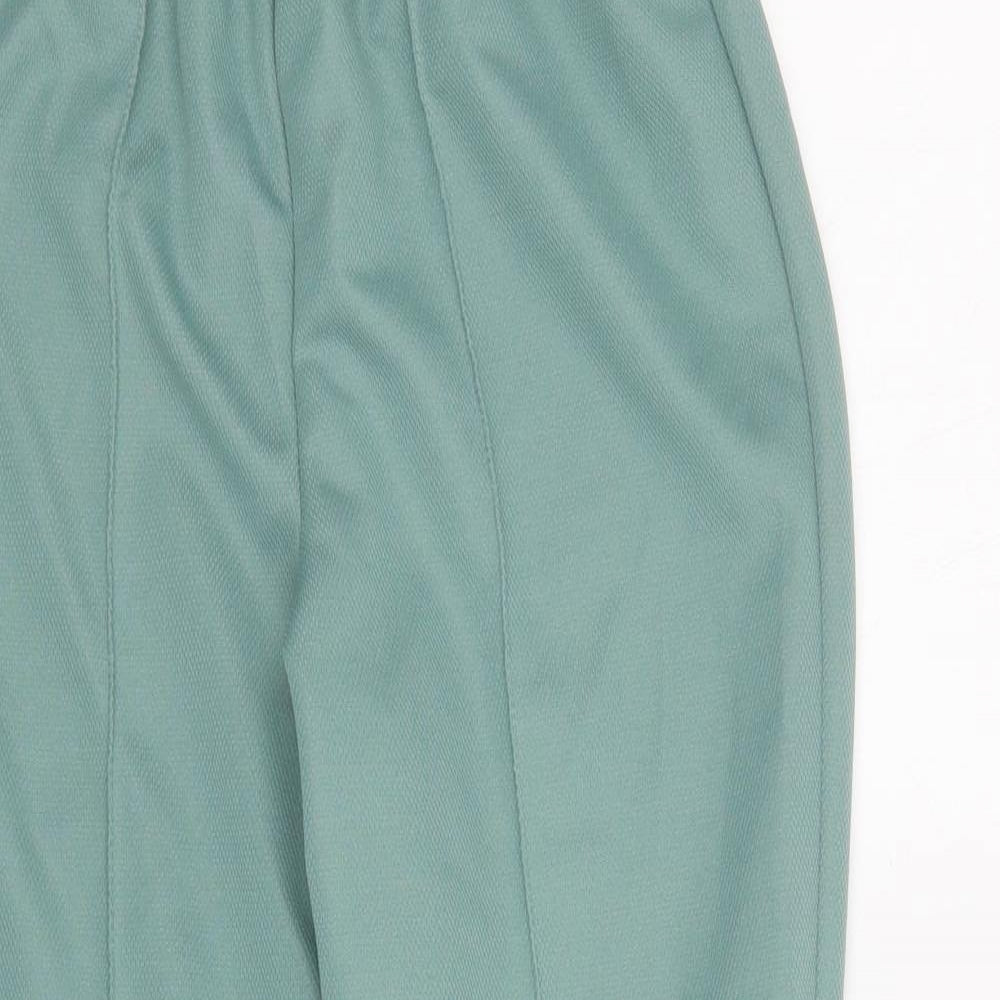 Womens UK Size 12 Slimma Regular Fit Carrot Green Trousers