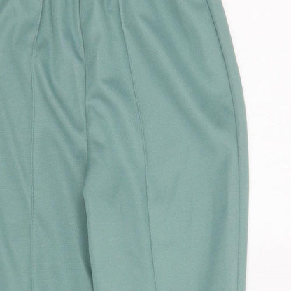 Womens UK Size 12 Slimma Regular Fit Carrot Green Trousers