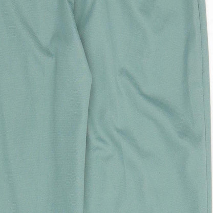 Womens UK Size 12 Slimma Regular Fit Carrot Green Trousers