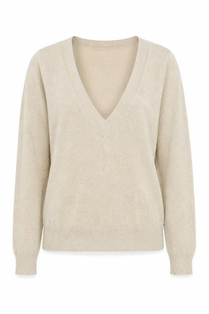 Womens UK Size S H&M Gold Pullover Jumper