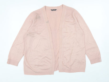 Womens UK Size 12 BHS Pink Cardigan Jumper