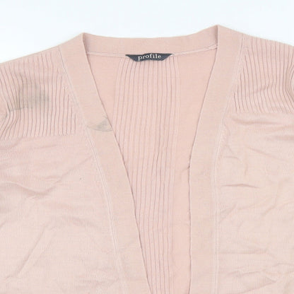 Womens UK Size 12 BHS Pink Cardigan Jumper