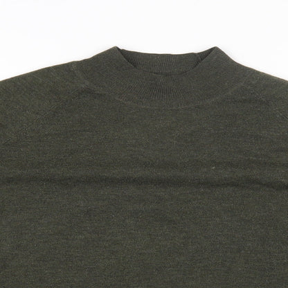 Primark Womens Green High Neck Polyester Pullover Jumper Size L