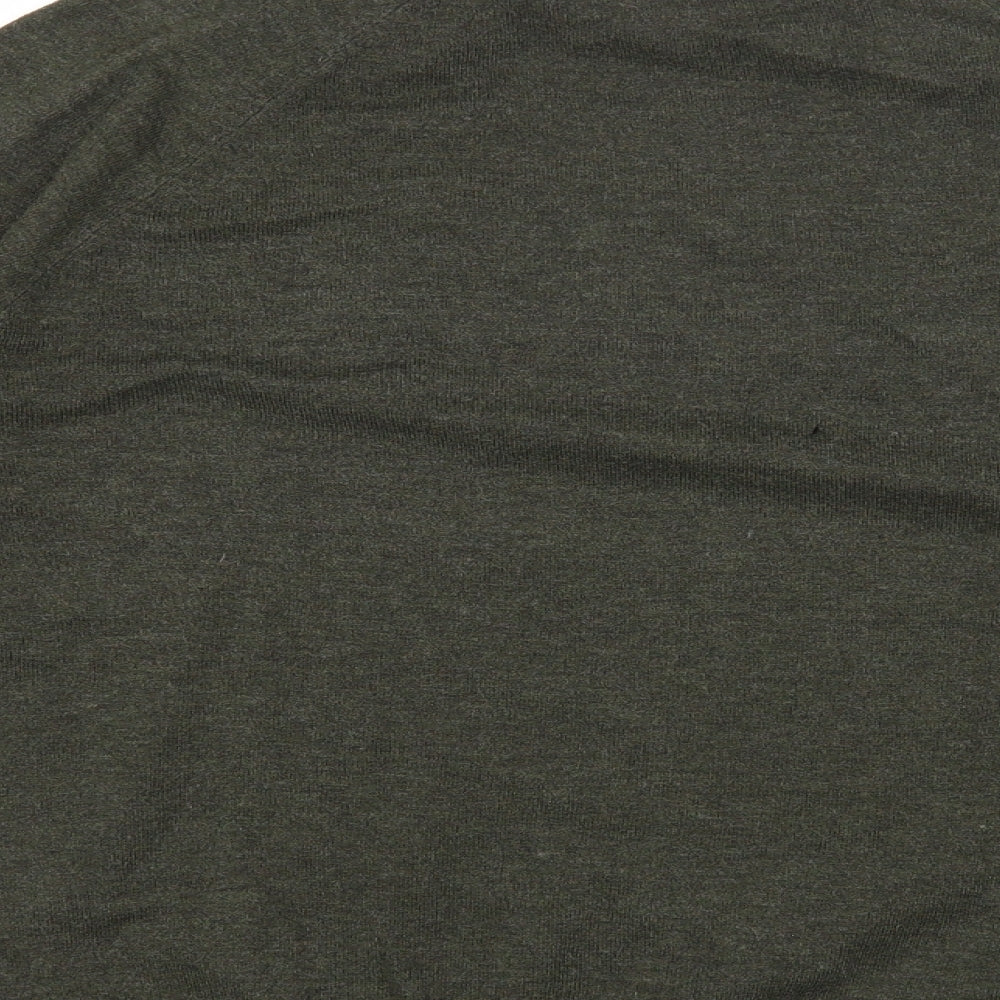 Primark Womens Green High Neck Polyester Pullover Jumper Size L