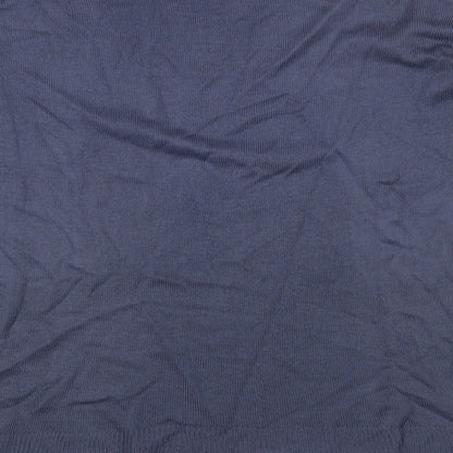 XACT Womens Blue Round Neck Acrylic Pullover Jumper Size M