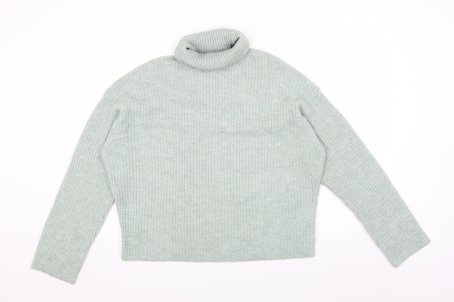 Womens UK Size S H&M Green Pullover Jumper