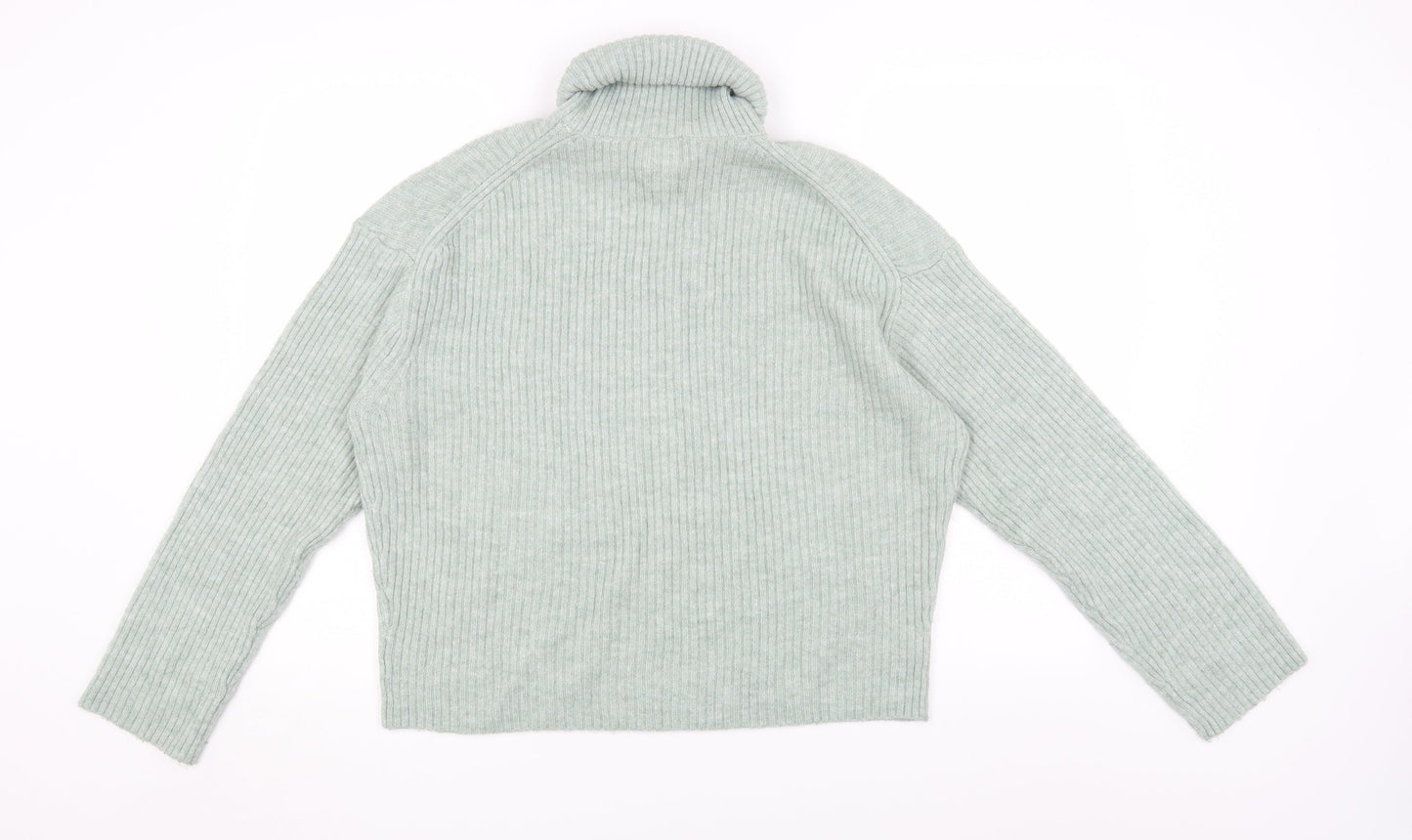 Womens UK Size S H&M Green Pullover Jumper