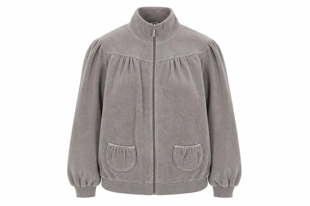 Womens UK Size XL Per Una Grey Full Zip Jumper