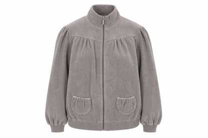 Womens UK Size XL Per Una Grey Full Zip Jumper