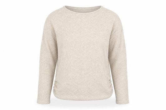 Womens UK Size M Papaya Beige Pullover Jumper