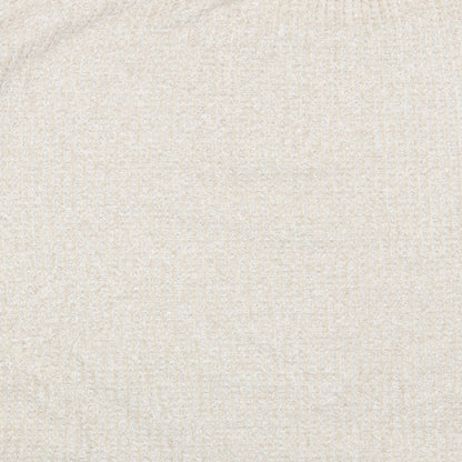 Womens UK Size M Papaya Beige Pullover Jumper