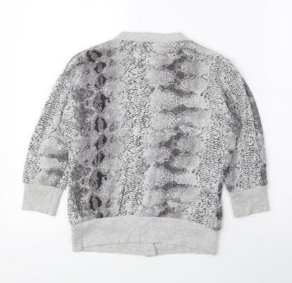 Womens UK Size 8 Atmosphere Grey Cardigan Jumper