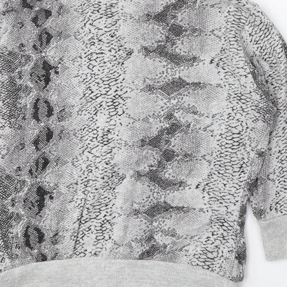 Womens UK Size 8 Atmosphere Grey Cardigan Jumper