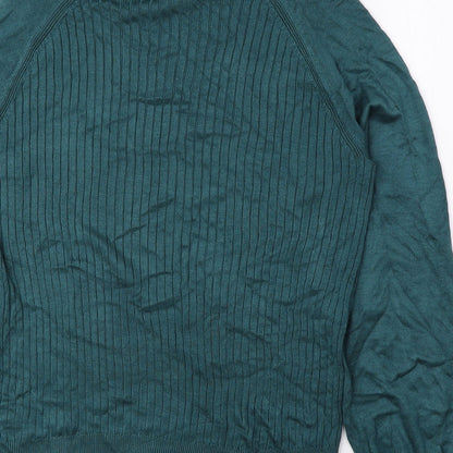 Womens UK Size 14 NEXT Green Pullover Jumper