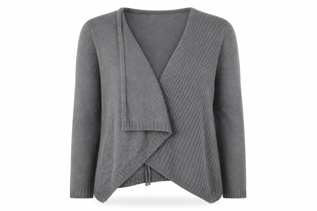 Womens UK Size L Klass Grey Cardigan Jumper